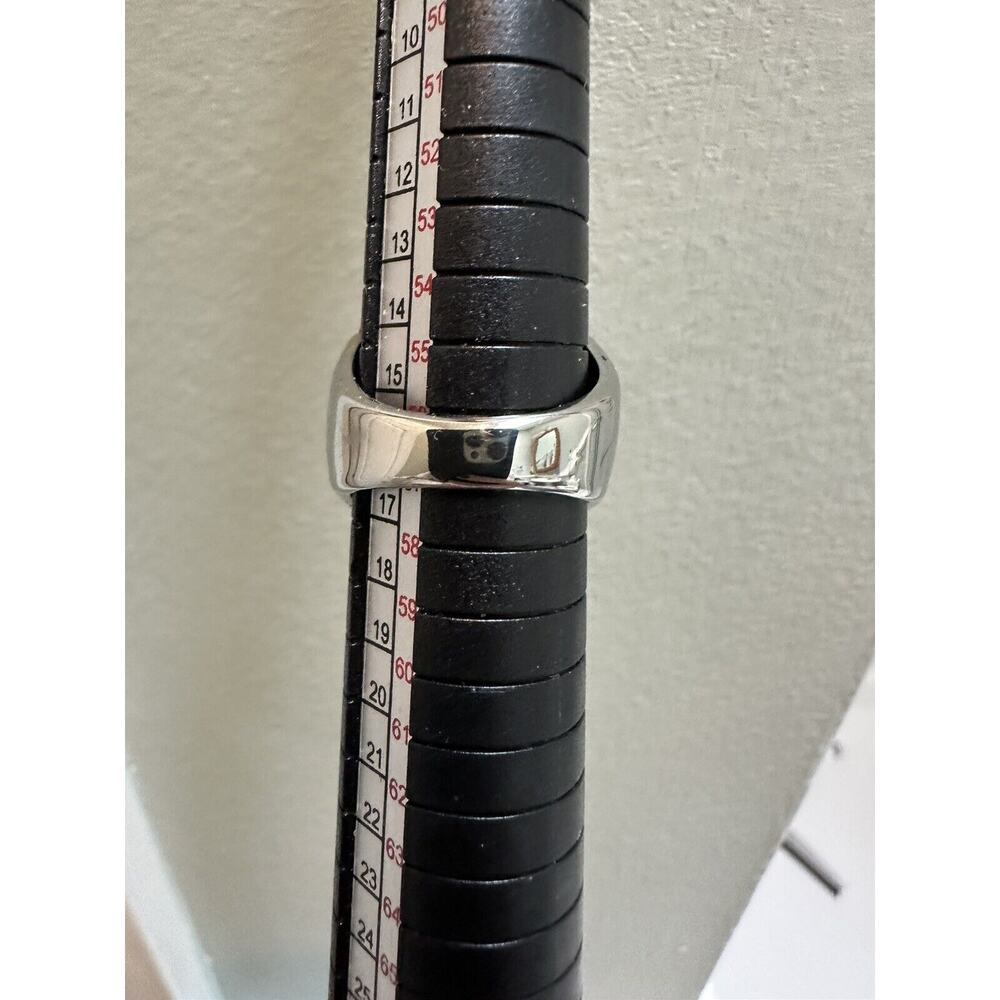 Mens Sterling Silver Native American Chief Head Ring Biker Style Size 13 - Picture 7 of 7